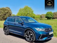 Used VW Tiguan R-line 150 HP (110 kW) 2021 Blue SUV