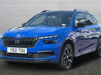 Used Skoda Kamiq Monte Carlo 116 HP (85 kW) 2020 Blue SUV