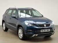 Begagnad Seat Ateca Ecomotive 115 HK (84 kW) 2017 Blå SUV