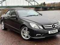 Used Mercedes E500 387 HP (284 kW) 2011 Black Cabriolet