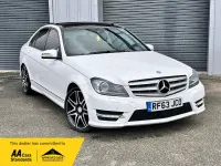 Used Mercedes C250 AMG 2014 White Sedan