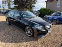 Used Mercedes E250 AMG 2015 Black with dark interior trim Sedan