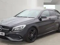 Used Mercedes CLA220 Shooting Brake AMG line 177 HP (130 kW) 2017 Black Estate