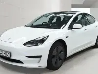 Used Tesla Model 3 Standard Range Plus 366 kW (498 HP) 2021 White Sedan