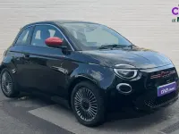 Used Fiat 500e Red 69 kW (95 HP) 2022 Black Hatchback