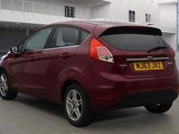 Used Ford Fiesta Zetec 2013 Red Hatchback