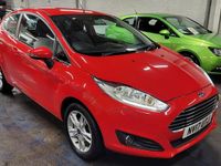 Used Ford Fiesta Zetec 82 HP (60 kW) 2017 Red Hatchback