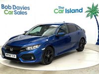 Begagnad Honda Civic SR 126 HK (92 kW) 2019 Blå Halvkombi