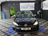 Used VW Golf VII R 295 HP (216 kW) 2016 Blue Hatchback