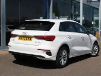 Used Audi A3 Sportback Design 116 HP (85 kW) 2021 White Hatchback