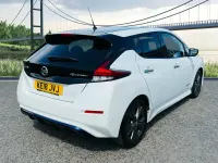 Used Nissan Leaf Tekna 110 kW (150 HP) 2018 White Hatchback