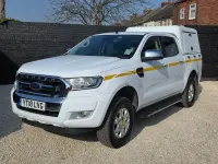 Begagnad Ford Ranger XLT 2018 Vit Pickup