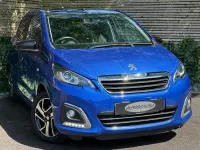 Used Peugeot 108 Allure 72 HP (52 kW) 2020 Blue Hatchback