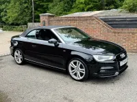 Used Audi A3 Cabriolet S-Line 150 HP (110 kW) 2014 Black Cabriolet