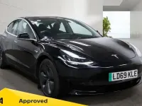 Used Tesla Model 3 Standard Range Plus 239 kW (325 HP) 2019 Black Sedan