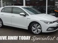 Used VW Golf VIII Style 150 HP (110 kW) 2022 White Hatchback