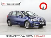 Begagnad BMW 220 Luxury Line 192 HK (141 kW) 2018 Blå Halvkombi