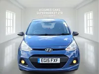 Used Hyundai i10 66 HP (48 kW) 2015 Blue Hatchback