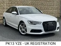 Used Audi A6 S-Line 2013 White Sedan