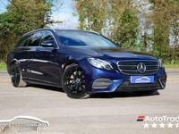 Used Mercedes E200 AMG line 184 HP (135 kW) 2020 Blue Estate