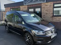 Used VW Caddy Black Edition 102 HP (75 kW) 2017 Black MPV