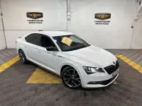 Used Skoda Superb SportLine 147 HP (108 kW) 2018 White Hatchback