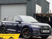 Used Audi Q5 S-Line 252 HP (185 kW) 2018 Blue SUV