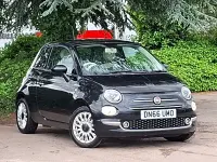 Used Fiat 500 Lounge 69 HP (50 kW) 2016 Black Hatchback