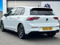 New VW Golf VIII Black Edition 150 HP (110 kW) 2026 White Hatchback