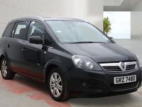 Used Vauxhall Zafira Design Edition 125 HP (91 kW) 2012 Black MPV