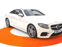 Used Mercedes E300 AMG line 245 HP (180 kW) 2018 White Coupe
