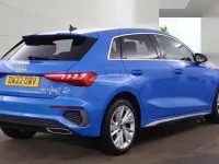 Used Audi A3 Sportback S-Line 204 HP (150 kW) 2022 Blue Hatchback