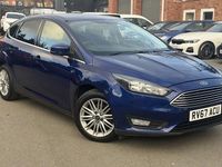 Used Ford Focus Zetec 125 HP (91 kW) 2017 Blue Hatchback