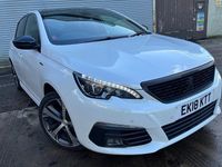 Used Peugeot 308 GT-line 2018 White Hatchback