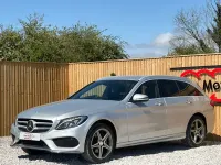 Used Mercedes C220 AMG line 170 HP (125 kW) 2016 Silver Estate