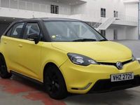 Used MG MG3 106 HP (77 kW) 2017 Yellow Hatchback