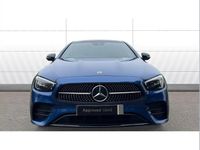 Used Mercedes E300 AMG line 254 HP (186 kW) 2022 Blue Coupe