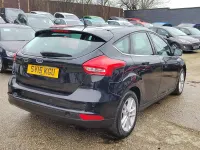 Used Ford Focus Zetec 123 HP (90 kW) 2015 Black Hatchback