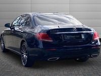 Used Mercedes E220 AMG line 194 HP (142 kW) 2020 Blue Sedan