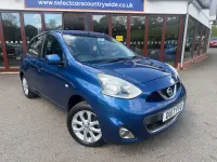 Używany Nissan Micra Acenta 80 KM (58 kW) 2017 Niebieski Hatchback