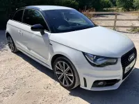 Used Audi A1 S-Line 122 HP (89 kW) 2014 White Hatchback