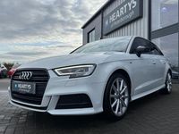 Used Audi A3 Sportback Black Edition 150 HP (110 kW) 2018 White Hatchback