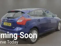 Used Ford Focus Zetec 2014 Blue Hatchback