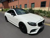 Used Mercedes E53 AMG Premium Plus 450 HP (330 kW) 2018 White Coupe