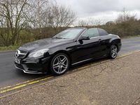 Used Mercedes E220 AMG 170 HP (125 kW) 2014 Black Cabriolet