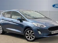 Used Ford Fiesta Trend 75 HP (55 kW) 2021 Blue Hatchback