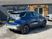 Used Vauxhall Crossland SRi 130 HP (95 kW) 2021 Blue SUV
