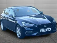Used Seat Leon FR 128 HP (94 kW) 2022 Asphalt blue Hatchback