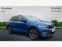 Begagnad VW T-Roc R-line 150 HK (110 kW) 2021 Blå SUV