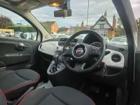 Used Fiat 500 Lounge 69 HP (50 kW) 2015 White Hatchback